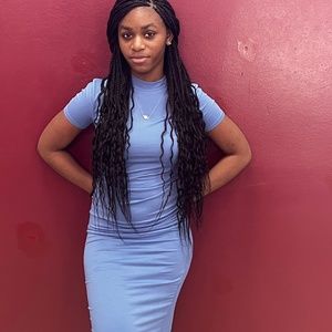 Marble  purple dress